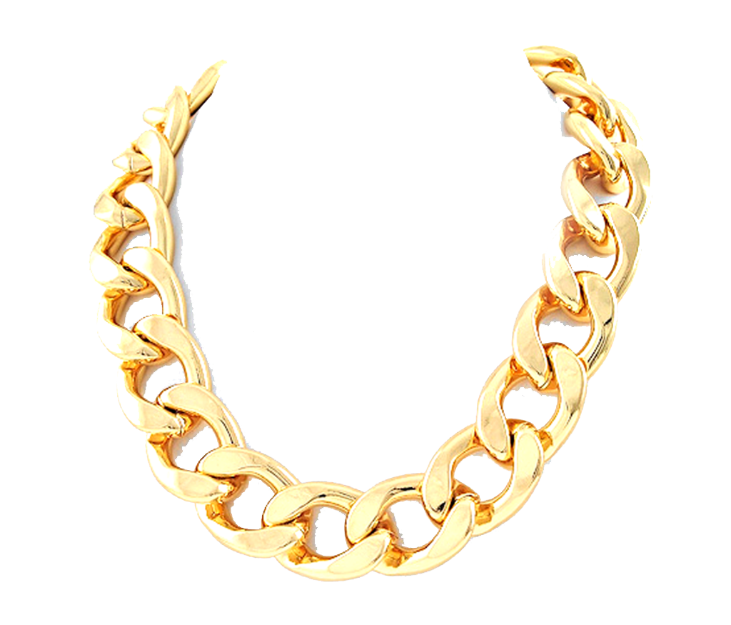 Gold Chain Background PNG