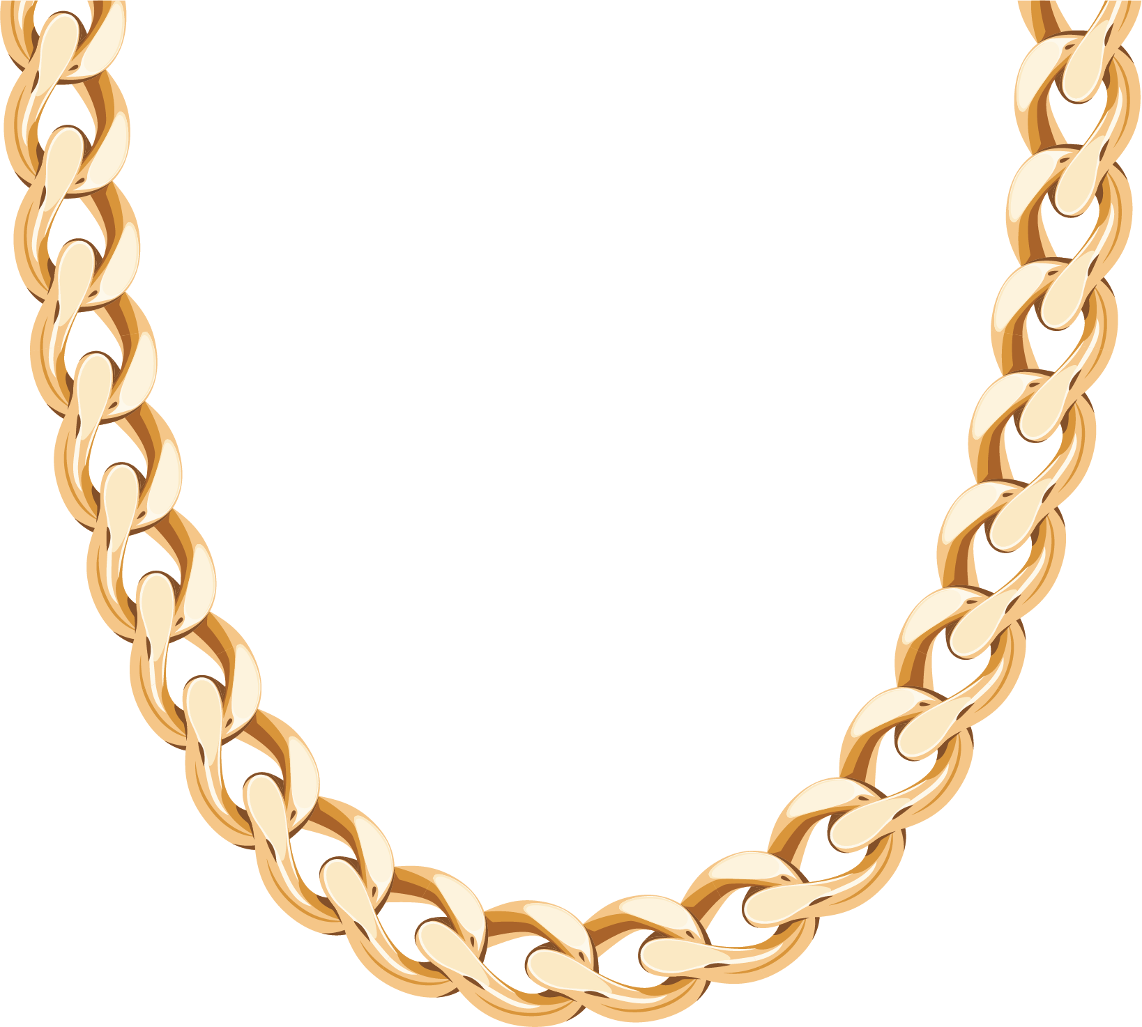 Gold Chain PNG Image File