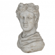 Greek Bust Sculpture PNG Cutout