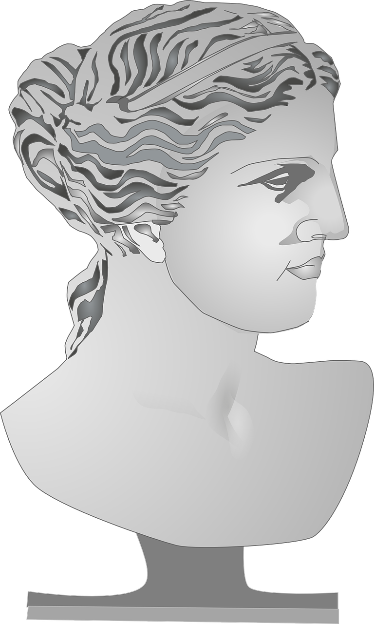 Greek Bust Sculpture PNG Images HD