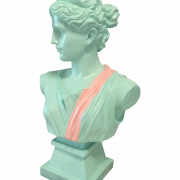 Greek Bust Sculpture Transparent