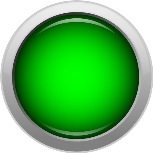 Green Button PNG Cutout