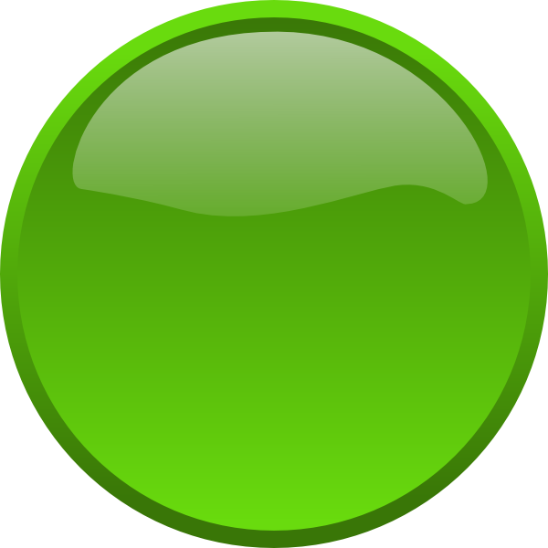 Green Button PNG Image