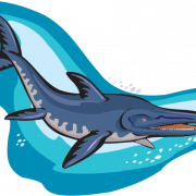 Ichthyosaurier Halbleben PNG