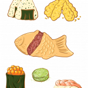 Japanese food sushi png mga imahe