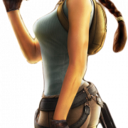 Lara Croft Art PNG Cutout