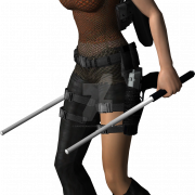 Lara Croft Art PNG File