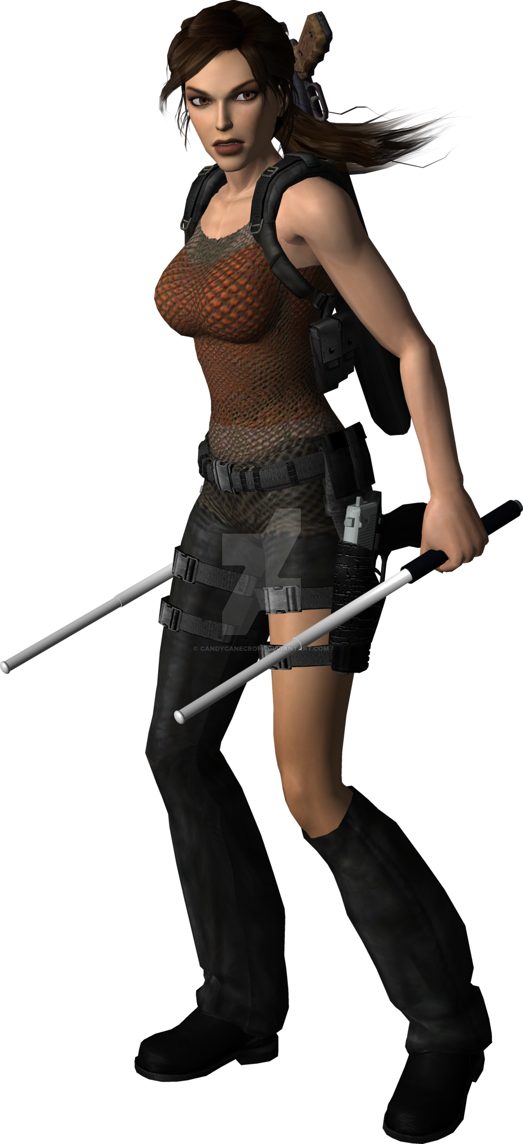 Lara Croft Art PNG File