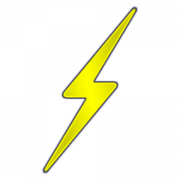Lightning Bolt PNG Cutout