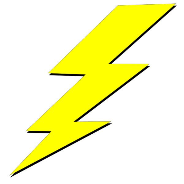 Lightning Bolt PNG File