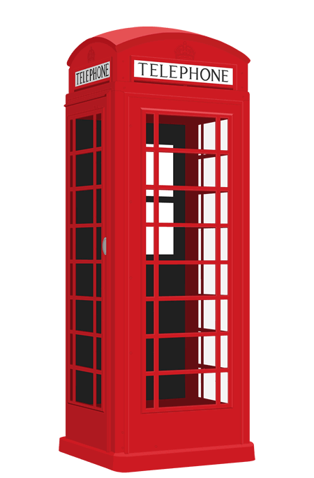 London Phone Booth PNG Clipart