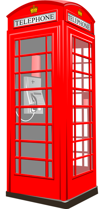 London Phone Booth PNG Images