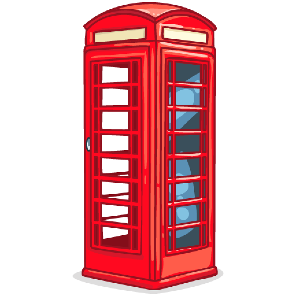 London Phone Booth PNG