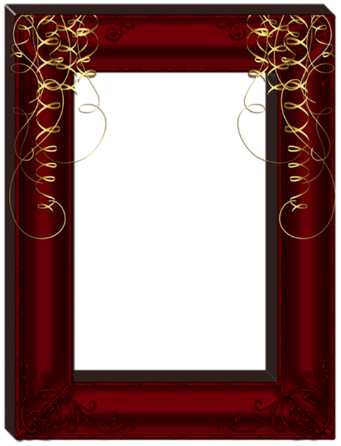 Maroon Frame PNG Pic