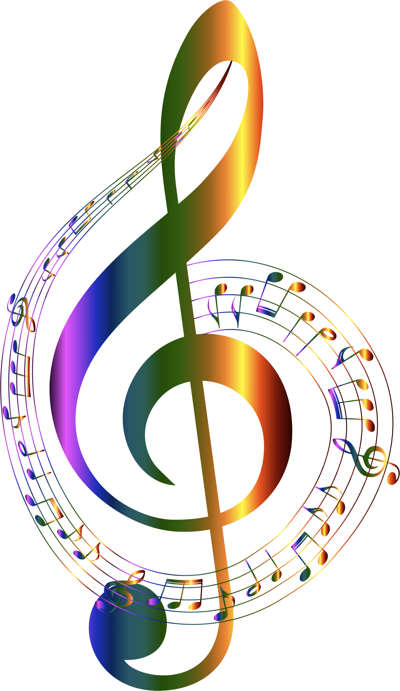Music Note Background PNG