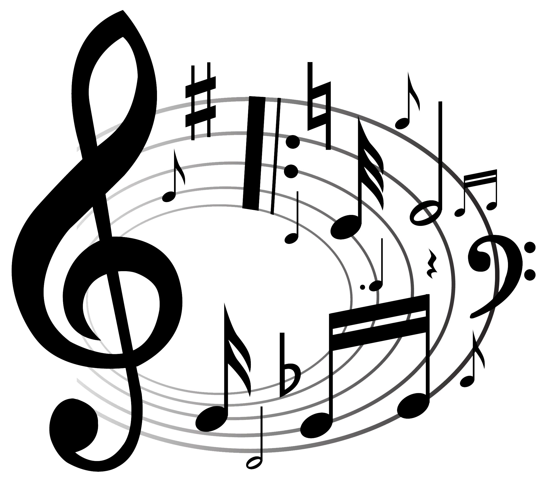 Music Note PNG Background