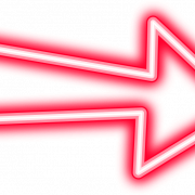 Neon Arrow PNG Picture
