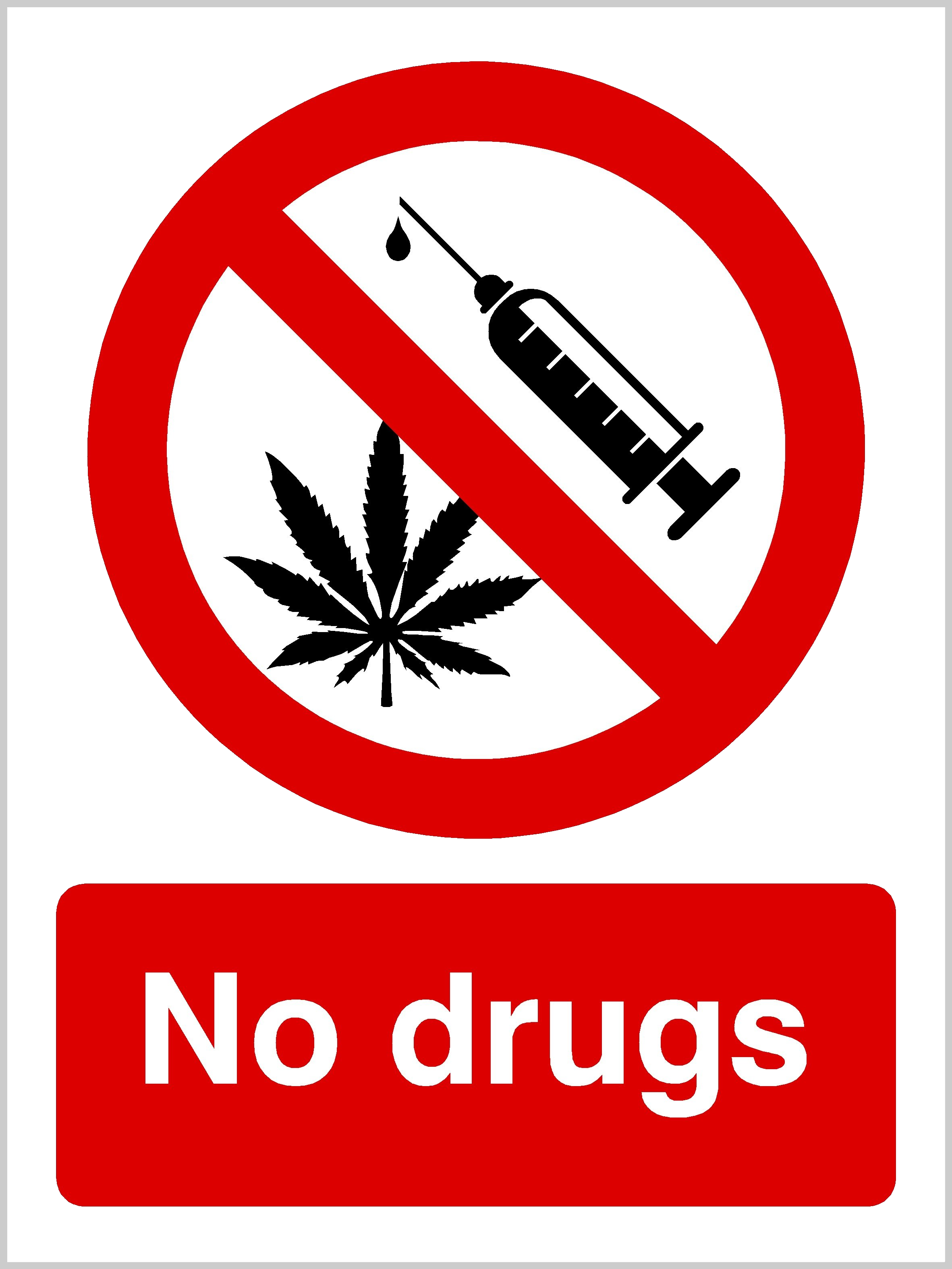 No Drugs PNG HD Image