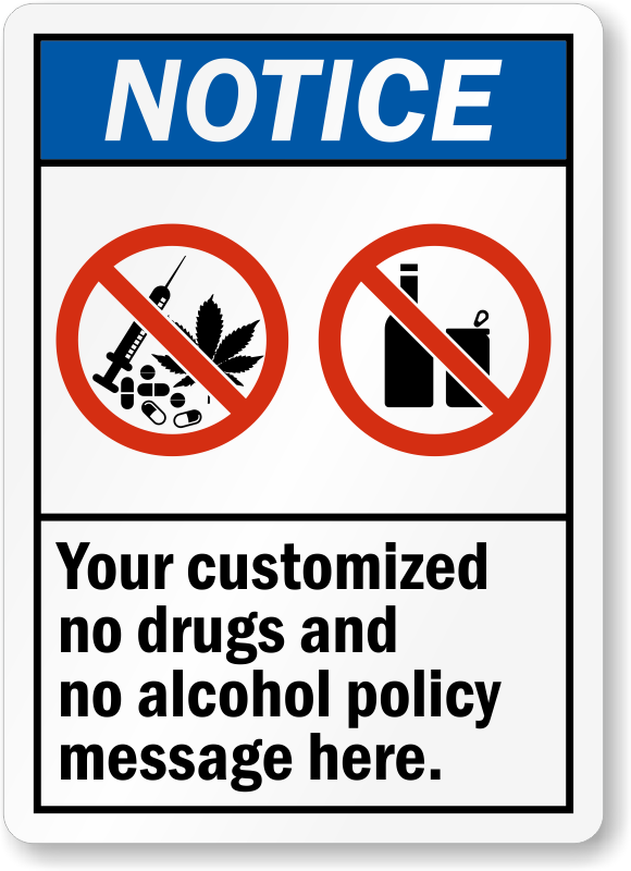 No Drugs Poster PNG Pic