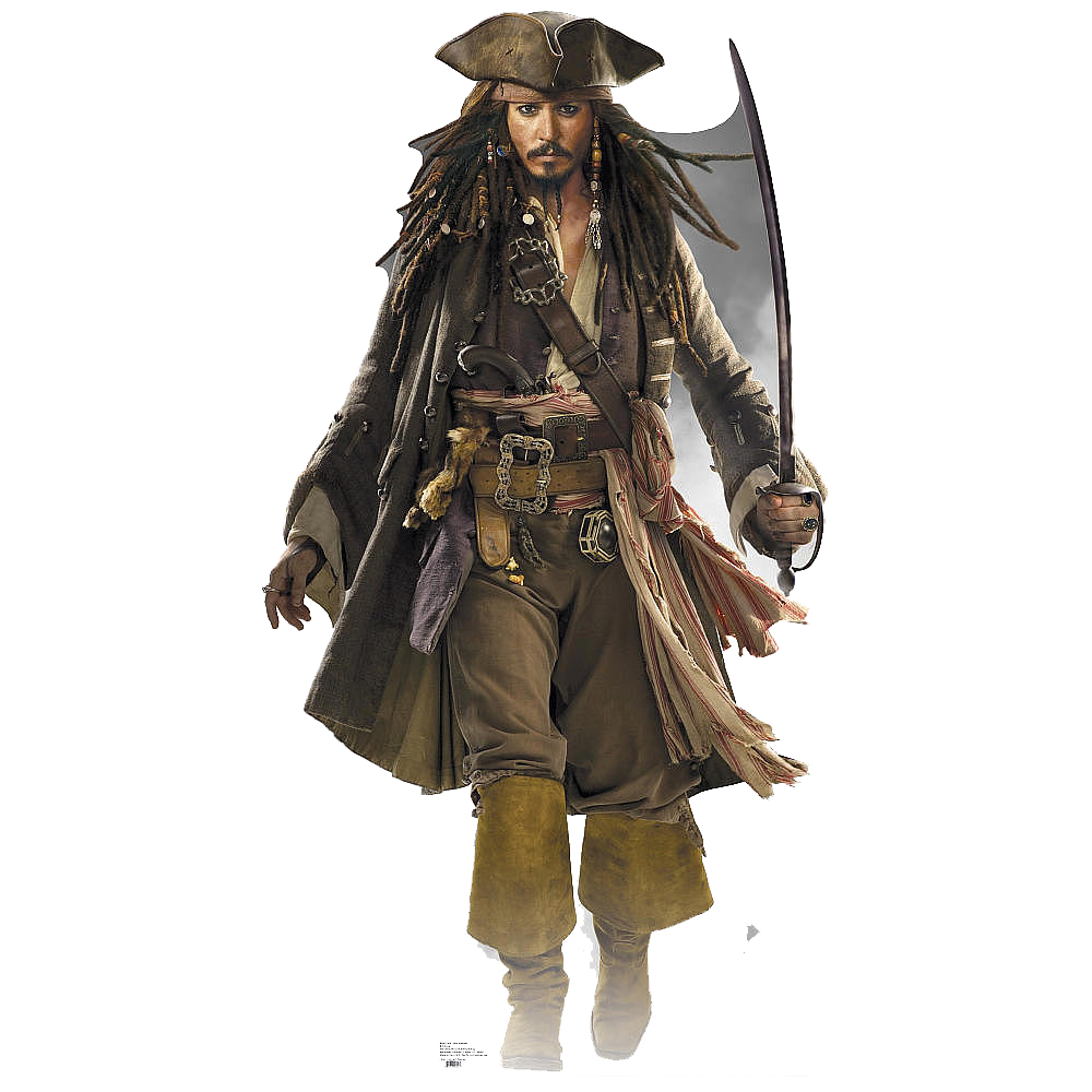 PIRATES OF The Caribbean Jack Sparrow Png Pic