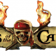 Pirates ng Caribbean logo png larawan