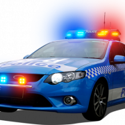 Politieauto -achtergrond PNG