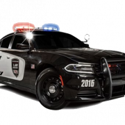 Politieauto PNG HD -afbeelding