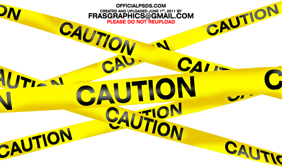 Police Tape Crime PNG Cutout