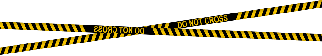 Police Tape Do Not Cross PNG Clipart