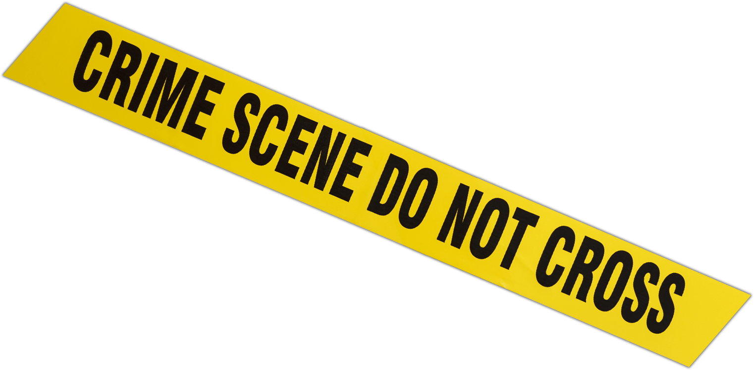 Police Tape Do Not Cross PNG Photos