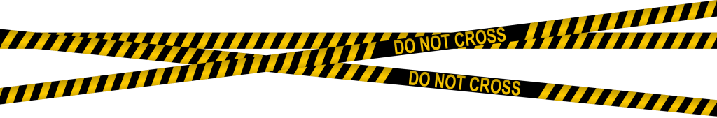 Police Tape Do Not Cross PNG Picture