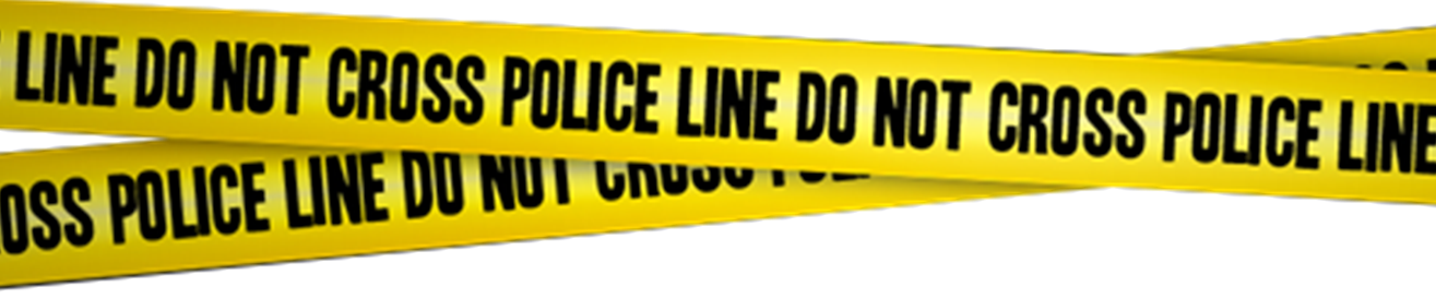 Police Tape Yellow PNG Cutout