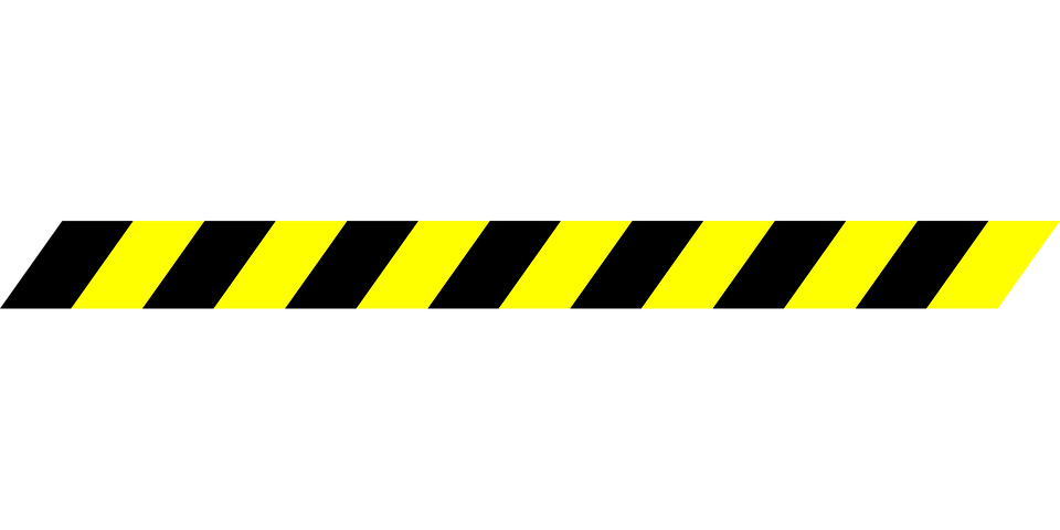 Police Tape Yellow PNG Image