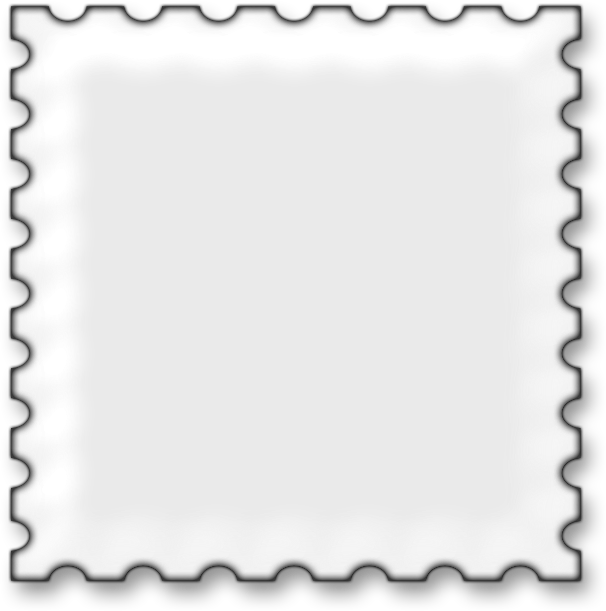 Postage Stamp Blank PNG Clipart