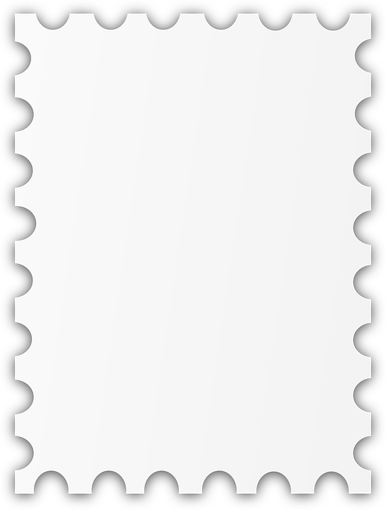 Postage Stamp Blank PNG Photo