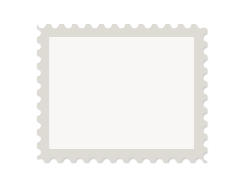 Postage Stamp Blank PNG Picture