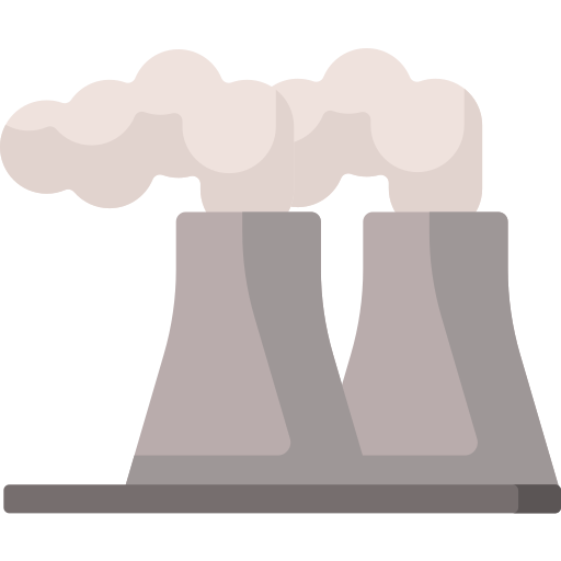Power Station Chimneys PNG Clipart
