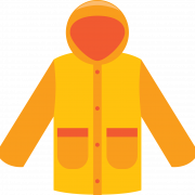 Raincoat Yellow PNG Clipart