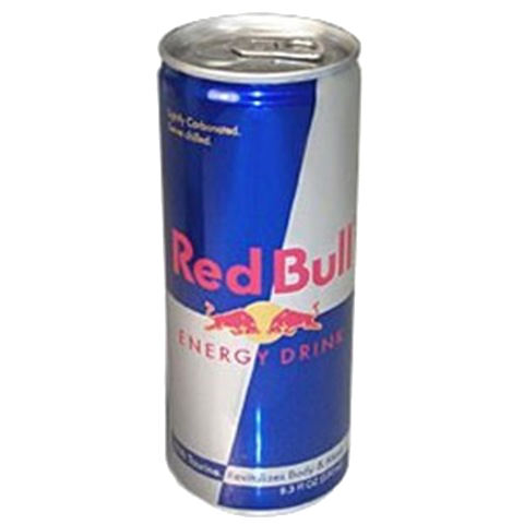 Red Bull Can Transparent