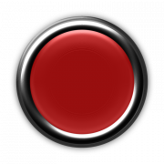 Красная кнопка PNG Изображение