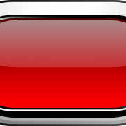 Botón rojo transparente