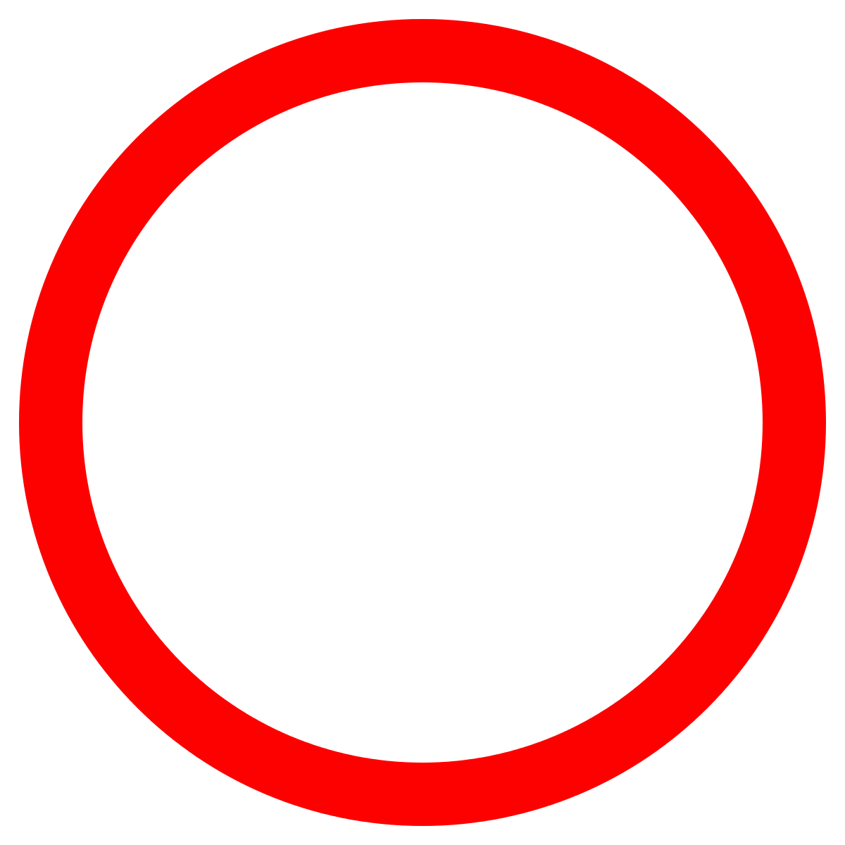 Red Circle Small PNG Photo