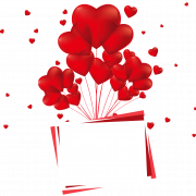 Red Heart Background PNG