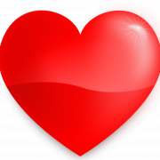 Amor do coração vermelho