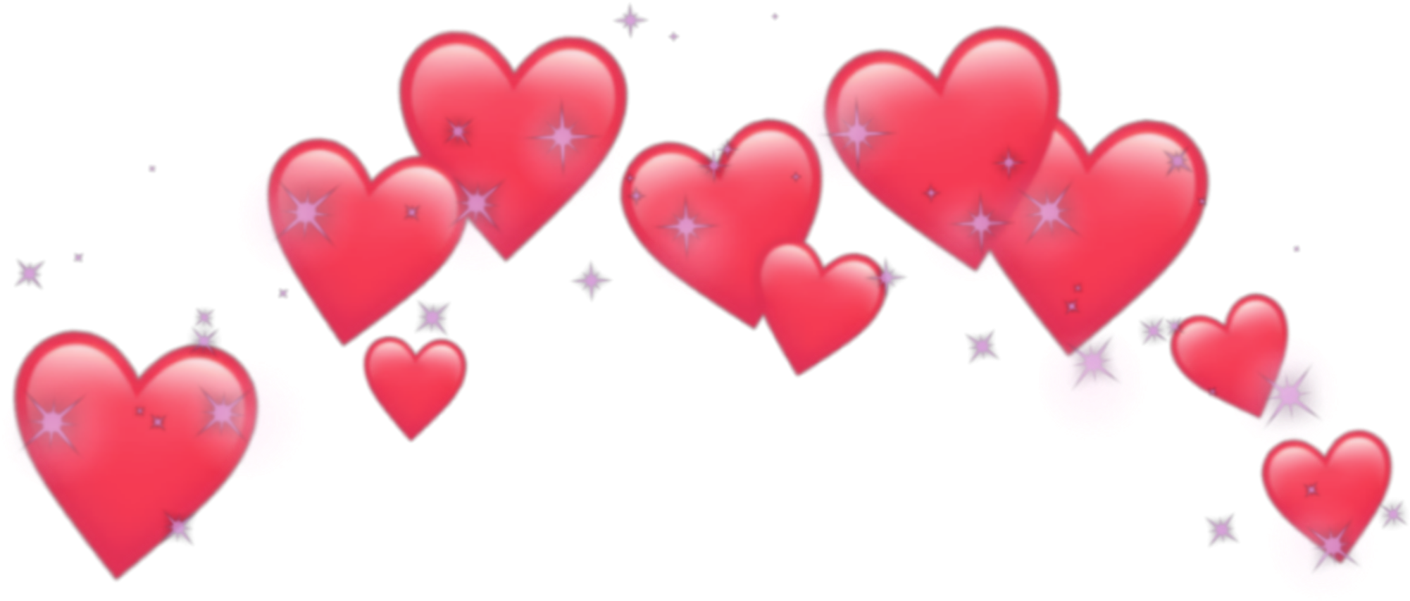 Red Heart Love PNG Cutout
