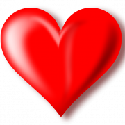 Red Heart Love Png Pic