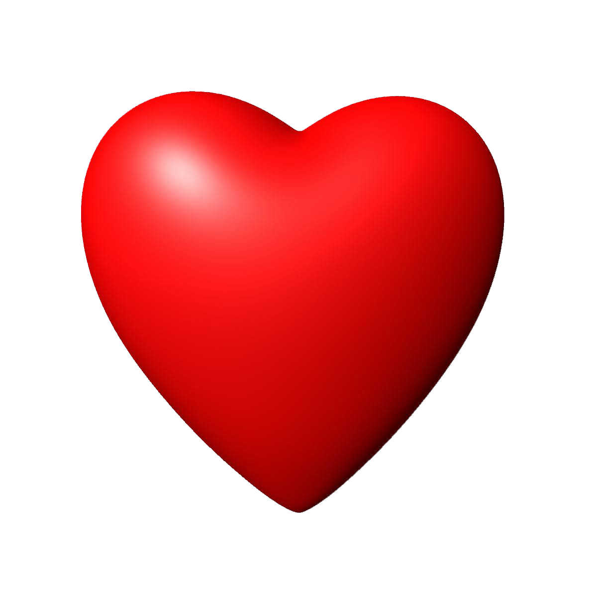 Red Heart Love PNG Picture