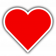 Immagine PNG del cuore rosso
