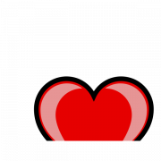 Red Heart PNG -afbeeldingen