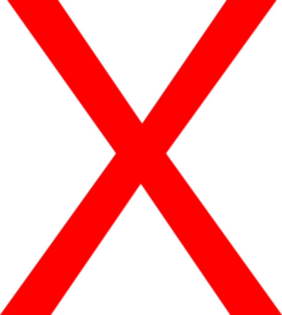 Red X Png File Png All